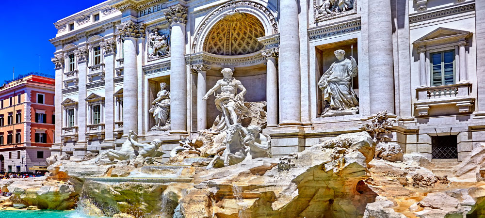 Rome Trevi Fountain Fontana Europe Tours